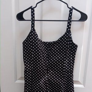 Black & White Polka Dot Dress - Size 12